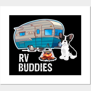 French Bulldogs Dog Rv Buddies Pet Lovers Funny Camping Camper Posters and Art